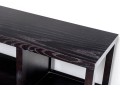 Contemporary Ebonized Console With Shelves