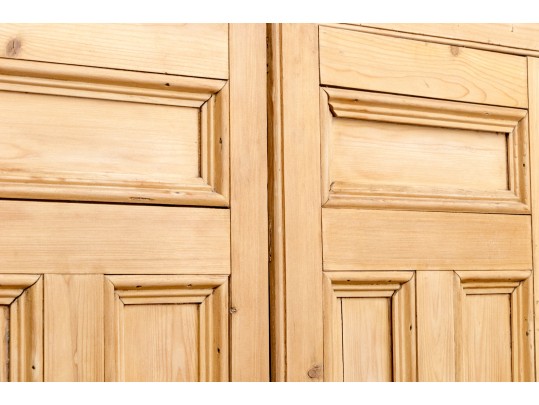 Antique Pine Corner Cabinet