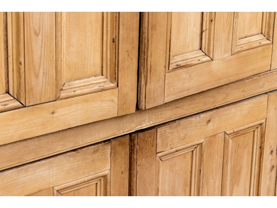 Antique Pine Corner Cabinet