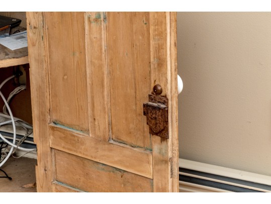 Antique Pine Corner Cabinet