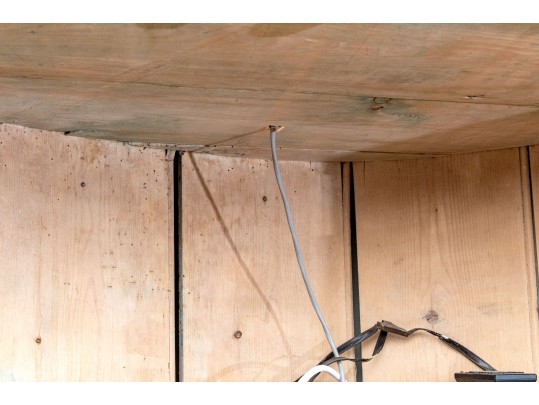 Antique Pine Corner Cabinet