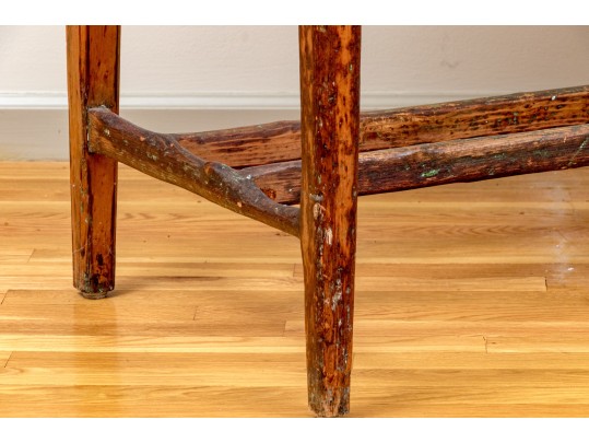 Beautiful Rustic American Single Drawer Table, Ca. 1820-40