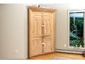 Antique Pine Corner Cabinet