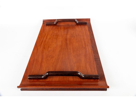 Mid-Century Asian Handled Tea Tray