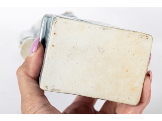 Pair Of Early 20th-Century Chinese Blue & White Porcelain Figurines