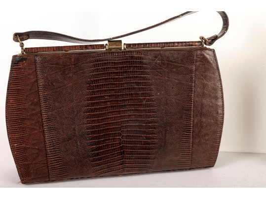 Four Vintage Reptile Skin Handbags (Includes Sydney & Sterling)
