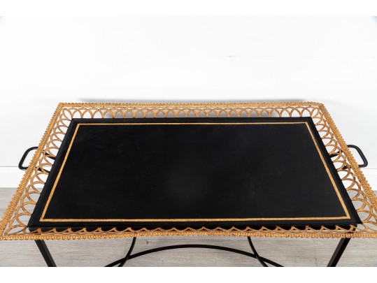 Niermann Weeks Regency Style Tole Tray Table