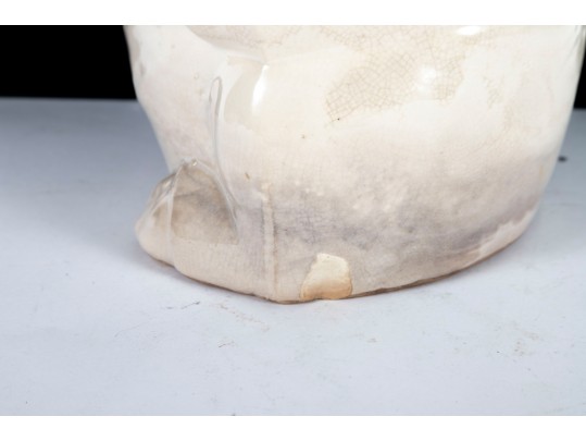 Vintage 1940's McCoy White Bear Cookie Jar 