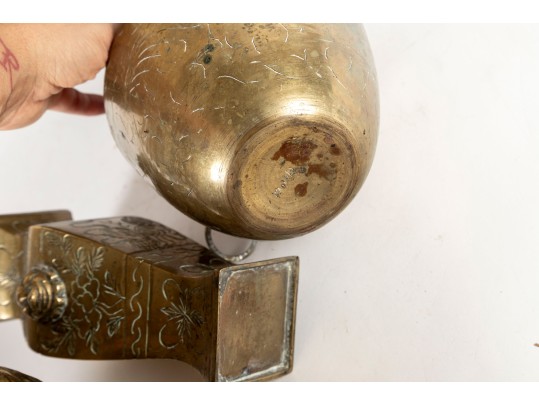 Collection Of Vintage And Antique Brassware – Asian & Middle Eastern 