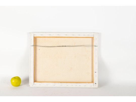 Hannah Cole Buie (American, B. 1955) French Dwellings Oil On Canvas Painting