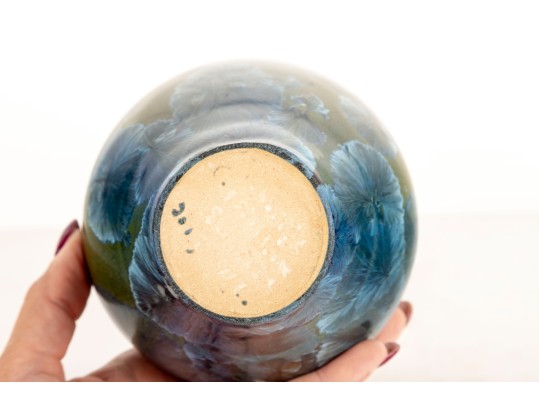 Uwharrie Pottery Seagrove NC Crystalline Vase 