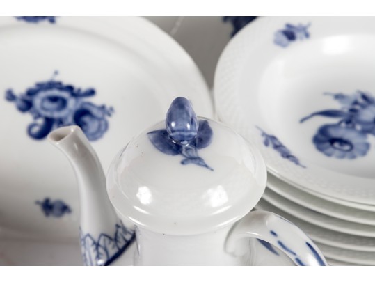 Royal Copenhagen Blue & White Porcelain Dinnerware Set