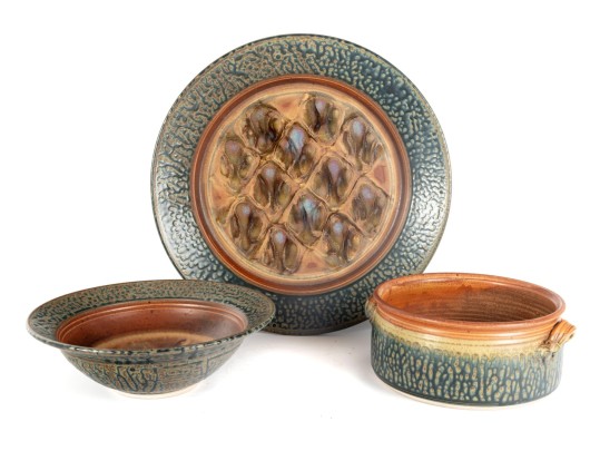 Royce Yoder Frogskin Pottery Set