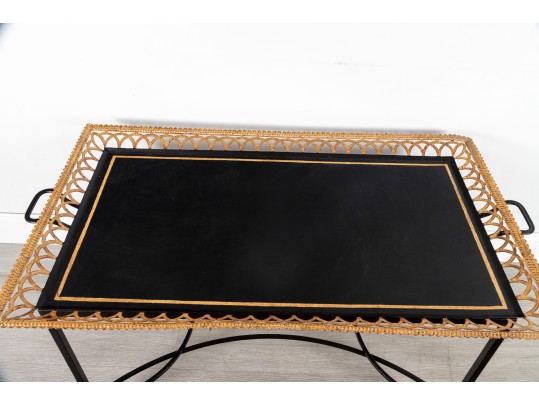 Niermann Weeks Regency Style Tole Tray Table