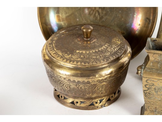 Collection Of Vintage And Antique Brassware – Asian & Middle Eastern 