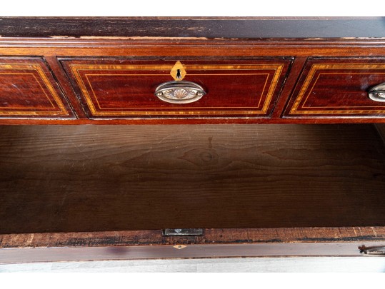 Antique American Federal Style Inlaid Mahogany Chest