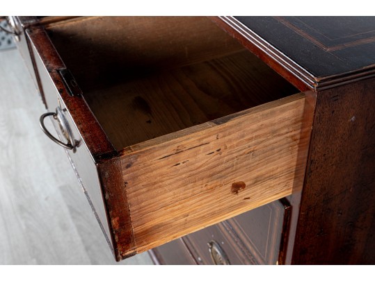 Antique American Federal Style Inlaid Mahogany Chest