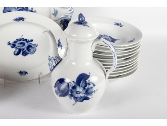 Royal Copenhagen Blue & White Porcelain Dinnerware Set