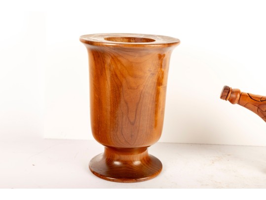 Trio Of Decorative Wood Items