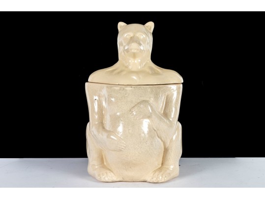 FAPCO Bear Ceramic Cookie Jar Reproduction