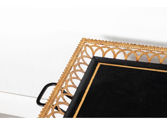 Niermann Weeks Regency Style Tole Tray Table