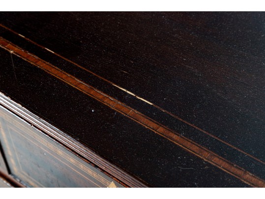 Antique American Federal Style Inlaid Mahogany Chest