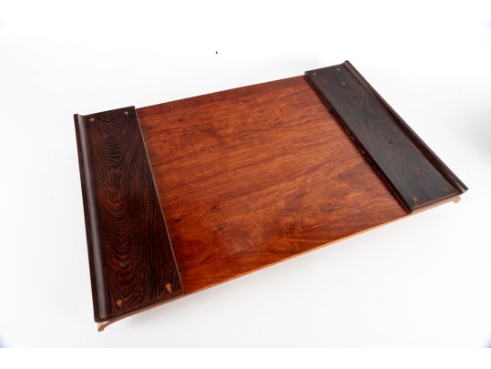 Mid-Century Asian Handled Tea Tray