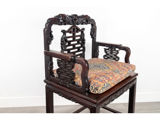 Chinese Rosewood 19th Century Chair
