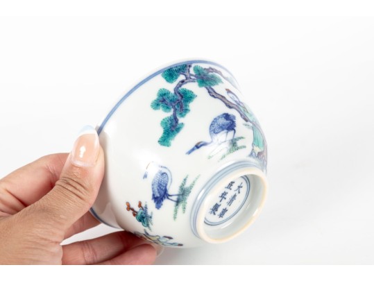 20th C. Reproduction Yongzheng Mark Rice Bowl