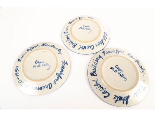 M.A. Hadley Hand Decorated Novelty Plates