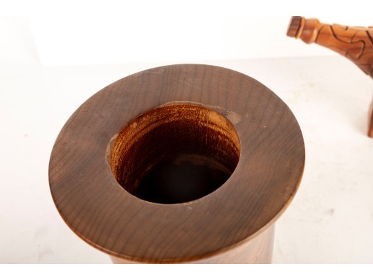 Trio Of Decorative Wood Items