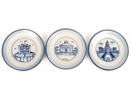M.A. Hadley Hand Decorated Novelty Plates