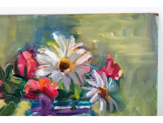 Hannah Cole Buie (American, B. 1955) Still Life Oil On Canvas Painting