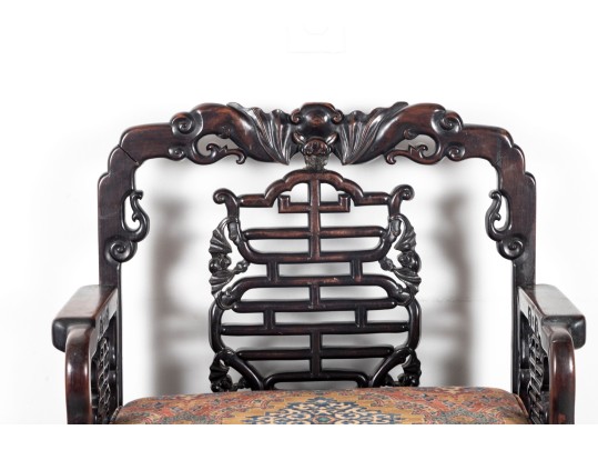 Chinese Rosewood 19th Century Chair