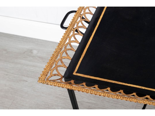 Niermann Weeks Regency Style Tole Tray Table