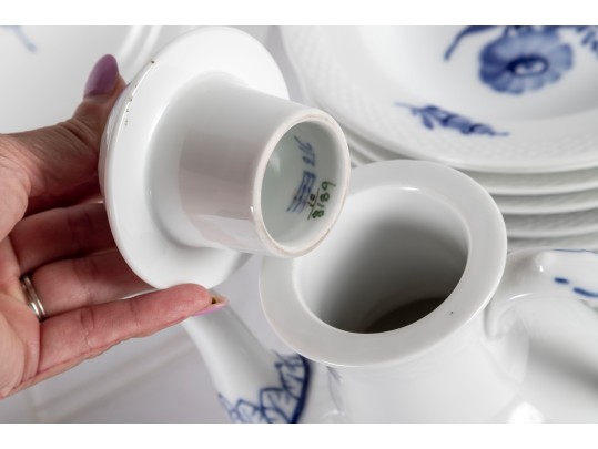 Royal Copenhagen Blue & White Porcelain Dinnerware Set