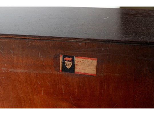 Vintage Slant Top Block Front Chippendale Desk