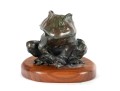 Bronze Frog Sculpture Attributed To Joffa Kurr