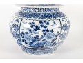 Qing Dynasty Blue & White Porcelain Lidded Jar