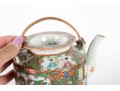 Chinese 19th Century Rose Mandarin Teapot 