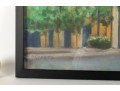 P. Graetz Pastel Urban Landscape Painting