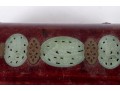 Rosewood Republic Of China Jade Inlaid Trinket Box