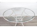 Steel Patio Table With Glass Top