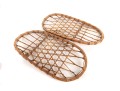 Vintage Wood/Leather Snow Shoes