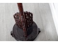 Chinese Carved Hardwood Dragon-Form Hat Or Robe Stand