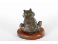 Bronze Frog Sculpture Attributed To Joffa Kurr