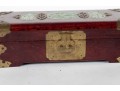 Rosewood Republic Of China Jade Inlaid Trinket Box
