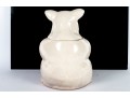 Vintage 1940's McCoy White Bear Cookie Jar 
