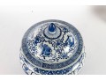 Qing Dynasty Blue & White Porcelain Lidded Jar