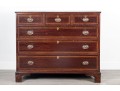 Antique American Federal Style Inlaid Mahogany Chest